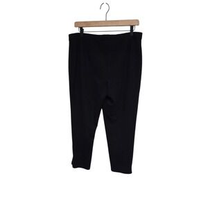 J. Jill Black Stretch Ankle Pants‎ Women's Size 14 Cropped Casual Everyday